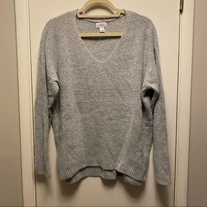 NWOT Old Navy Grey V Neck Sweater